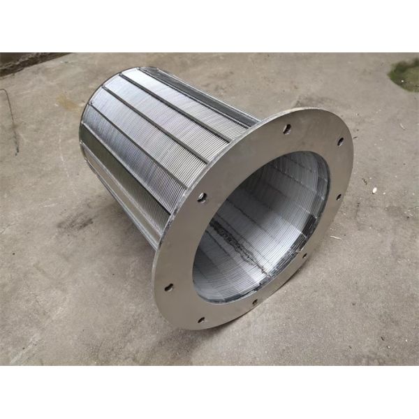 SUS316 Johnson Screen Filter Resin Trap 0.02-60Mm Screen Gap Wedge Wire Screen