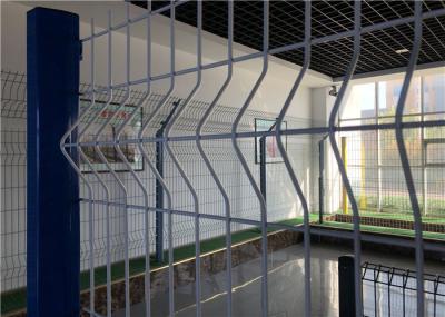 White Iron Steel Mesh Fence Panels , Weld Mesh Fence Panels Corrosion Resistant