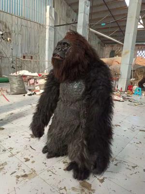 Plush Furry Adult Realistic Halloween Costumes Mascot Animal Dress Suit Fursuit Gorilla