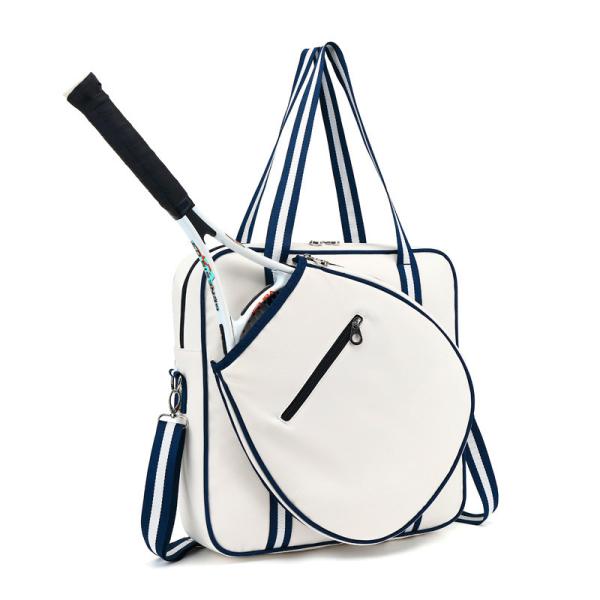 TENNIS BAG HAND BILL SHOULDER CROSSBODY BADMINTON BAG MEN'S AND WOMEN'S STRIPED MULTI-FUNCTION RACKET BAG