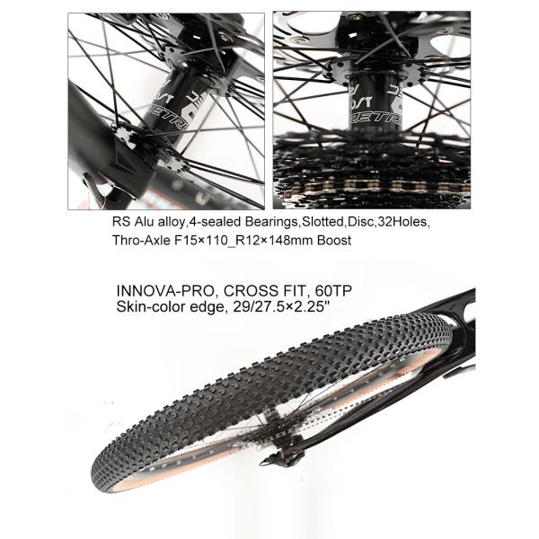 горный велосипед подвеса волокна углерода 29er полный