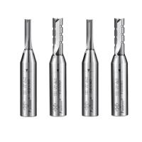 TCT liso de 12,7 mm de piezas rectas de routers de la rama de piezas rectas de corte de fresado de máquinas CNC herramientas