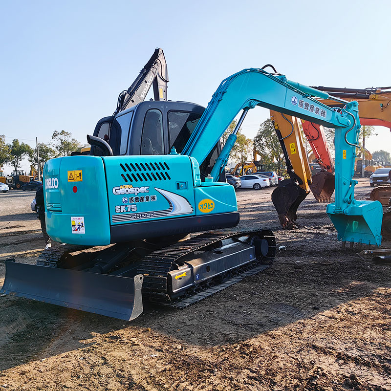 Использованные экскаваторы Kobelco 75 Высокоэффективные вторые машины строительные экскаваторы