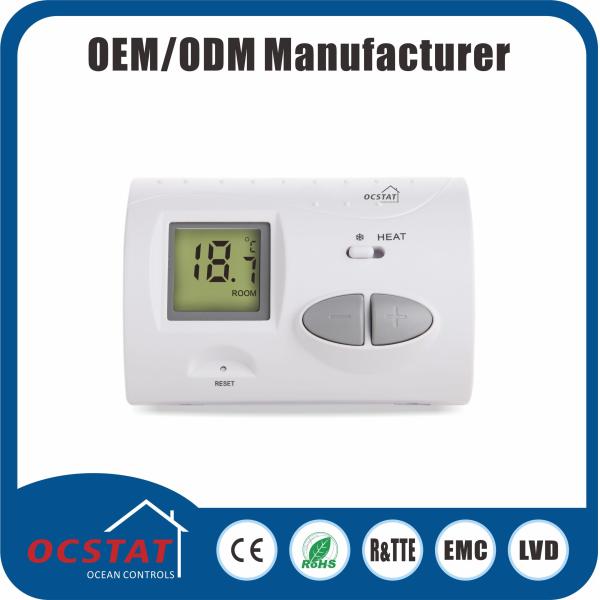 Air Conditioning Wired Room Thermostat With Temperature Control wired electronice thermostat
