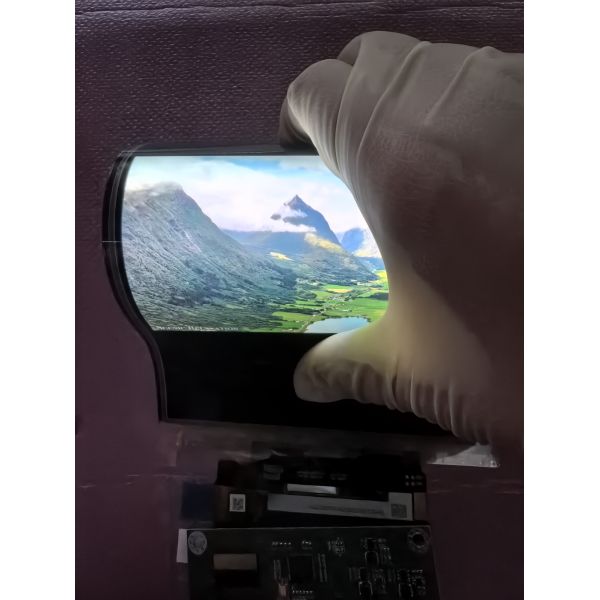 Small Color Oled Display Module Bendable Panel MIPI Cylinder Touch Screen 7.8inch