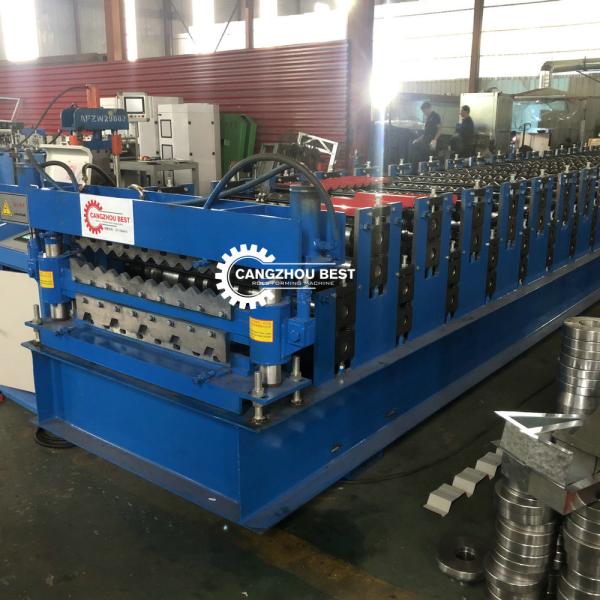 0.3mm 925mm Metal Roofing Panel Machine For IBR / Corrugatd Sheet