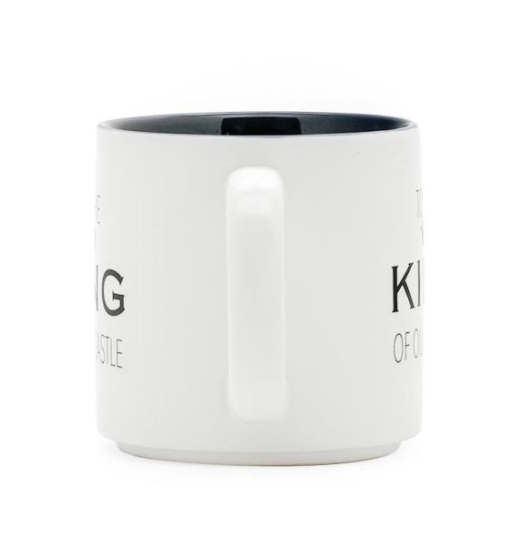 Ceramic Dad Mug Coffee Mug White Color With Creative WordsKING DAD Customized 12Oz For Gift