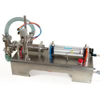 G1WY Machine de remplissage semi-automatique de liquide pour l'huile, le parfum, l'eau minérale, le jus, le lait de soja (500-3000 ml)