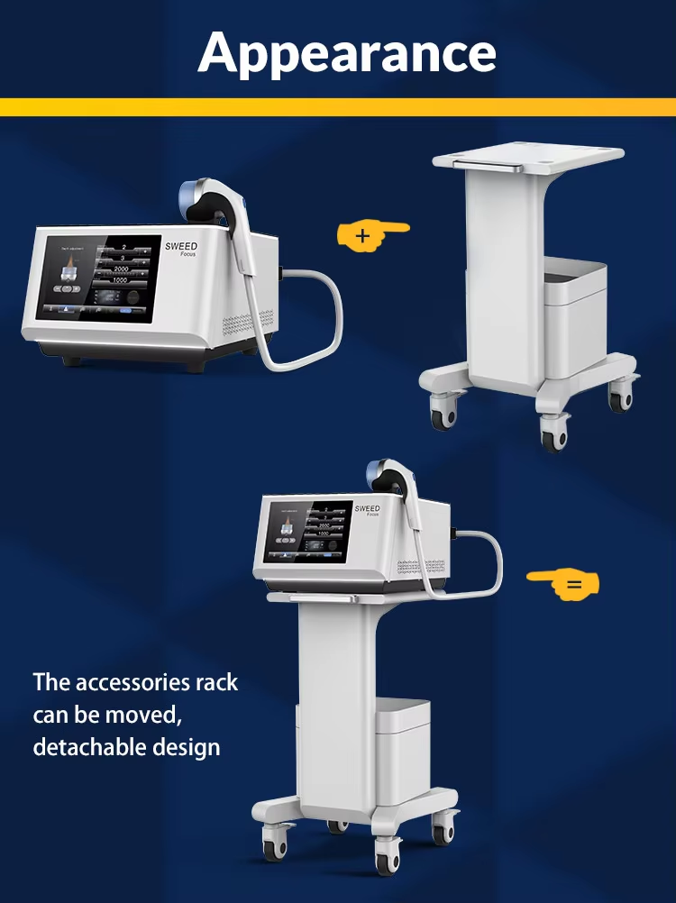 Gomecy Focus Shockwave Therapy Soft Type Shockwave Extracorporeal Shock Wave Therapy Machine