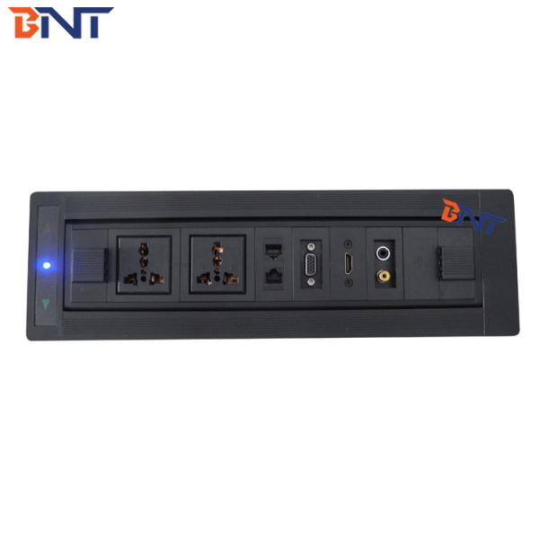 Desktop Motorized Pop Up Box with VGA cable/Tabletop Rotatable Socket