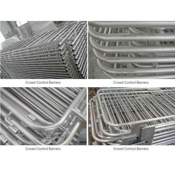 1.2*2M Stainless Steel 304 Temporary Crowd Control Barrier