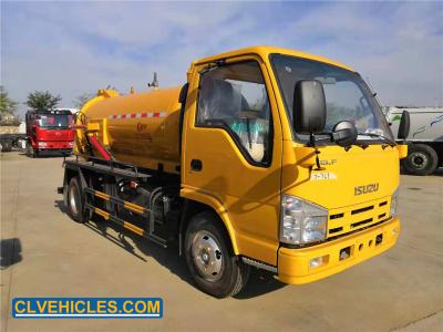 ISUZU 100P 98Hp Sewage Pump Truck 200-400 Liters Stainless Steel Material