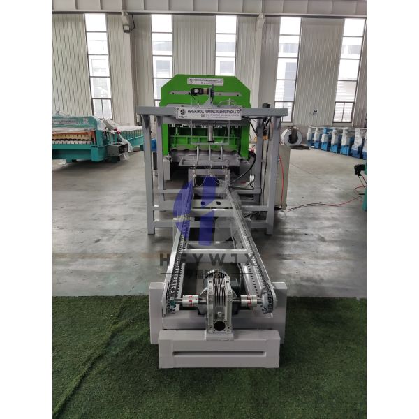 Precision Low Failure 1110 Glazed Roofing Tile Machine With 16-21 Roll Forming Stations