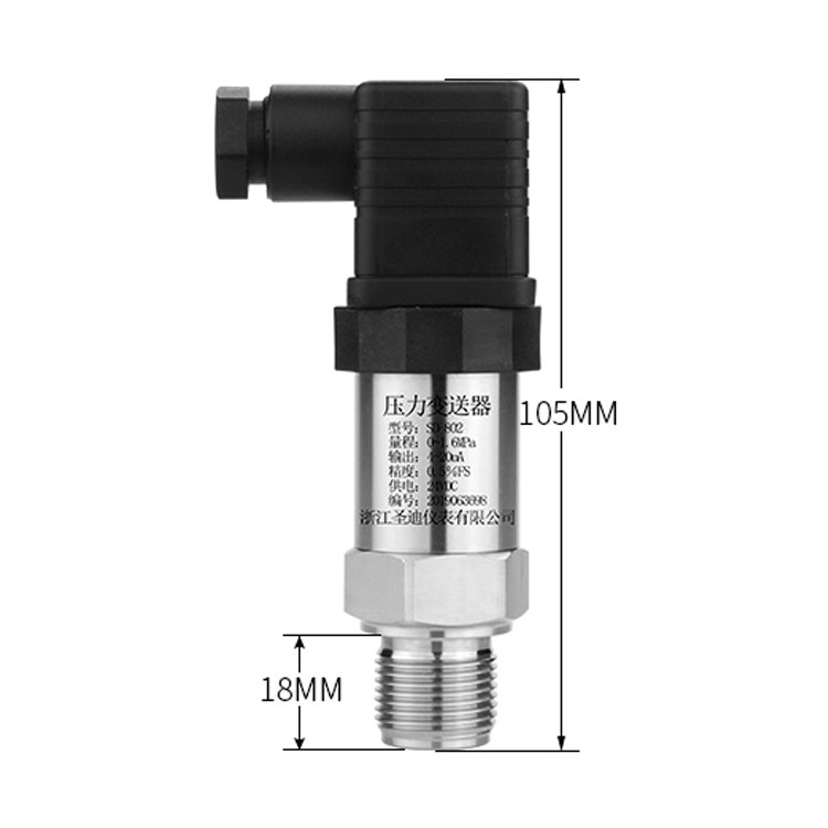 Stable Performance M20*1.5 Gas Pressure Transmitter 0.5% 0.25% Full 304ss Air Sensor