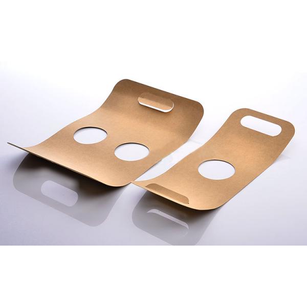 350g Kraft Single Double Cup Takeaway Coffee Cups Holder