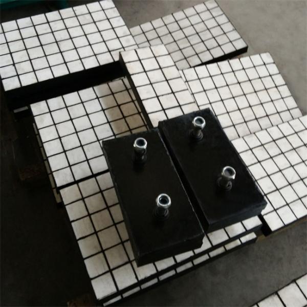 Al2O3 ZTA Ceramic Wear Lining Anti Impact Steel Backed Rubber