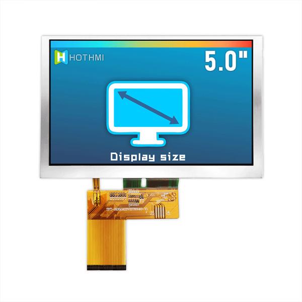 Точки TFT-H050A1SVIST6N40 5,0 дюймов 800x480 экрана дисплея касания цвета TFT IC 7262 универсальные