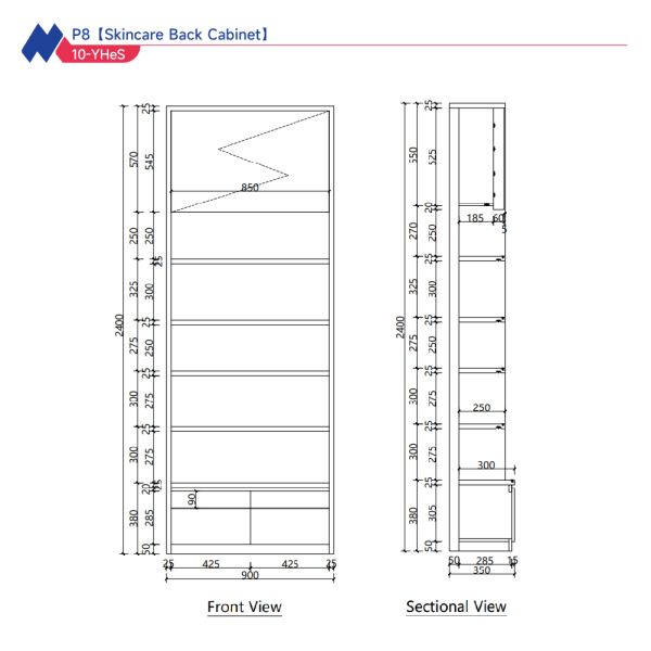 Cosmetic Store Fixture Solution Merchandise Displays For Retail Beauty Perfume Products