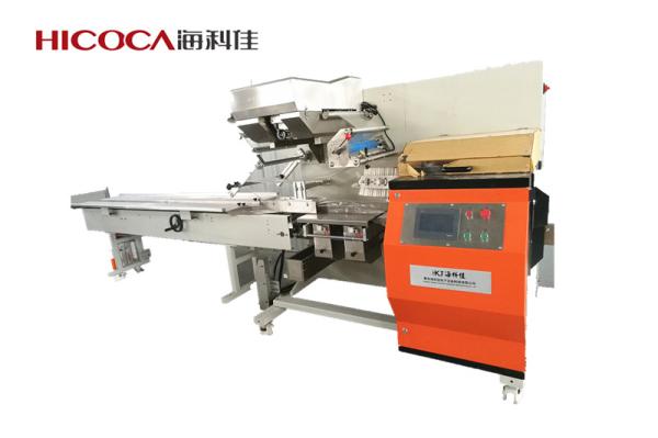 Bread, Chocolate, Biscuit Packing Machine / 50-60Hz Snack Food Packaging Equipment
