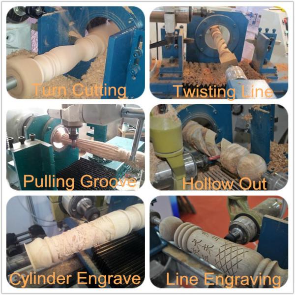 Модель машины L20mm 315K токарного станка Woodworking Cnc Dia10mm
