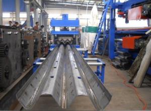 Material thickness 2 to 4mm guard railway roll forming machine hydraulic power 5