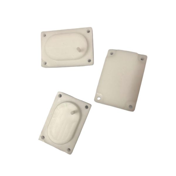 OEM White Acetal CNC Milled Connector for Fluid Systems with ±0.002~0.005mm Tolerance and ISO9001 Certification