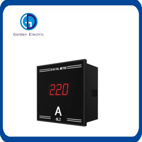 Plastics Housing LED Digital Display Voltmeter For Measuring Pulse Peak