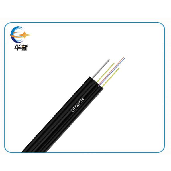 Communication extérieure FTTH câble de décharge autoportant câble aérien en fibre optique 1 2 4 noyau