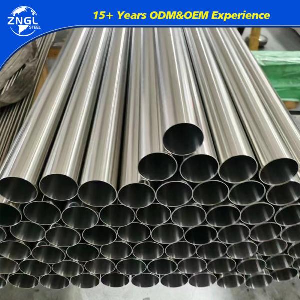 Pipe en acier inoxydable laminée à chaud 304 304L 316 316L