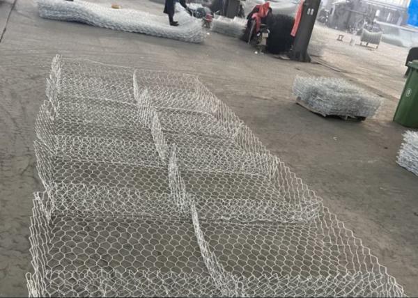 Heavy Hot Dip Galvanized Gabion Mattress 60x80mm Hexagonal Mesh