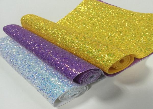 Chunky Glitter Leather Glitter Fabric For Making Bows Shoes Handbags And Wallpaper Party Decoration
