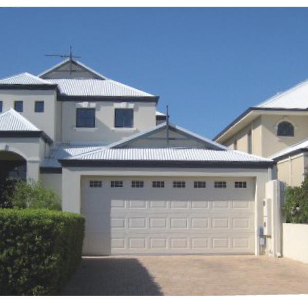 Aluminum Frame Door and Frosted Glass Villa Automatic Garage Door