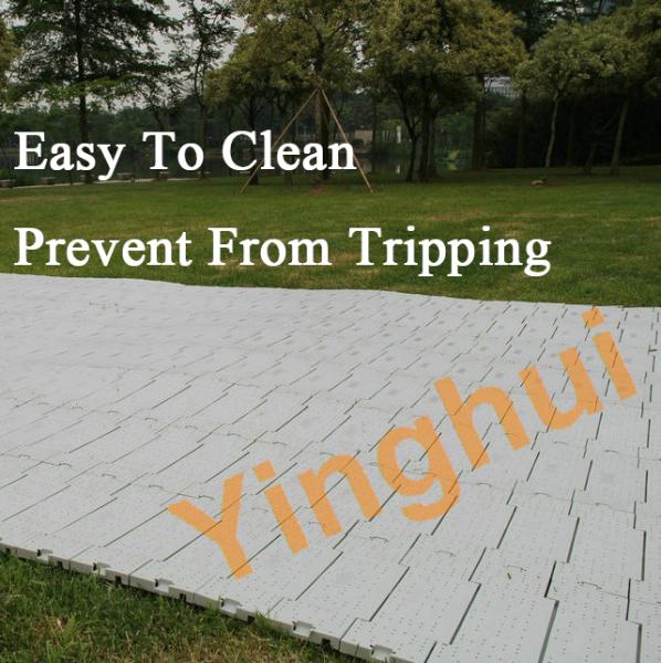 Grey Medium Portable Event Flooring Anti Scratch Outdoor Concert Exhibitipon Party Tent Flooring