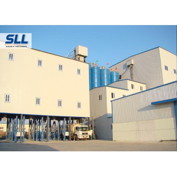 Tower Type Full Automatic Dry Mix Mortar Production Line Carbon Steel Material