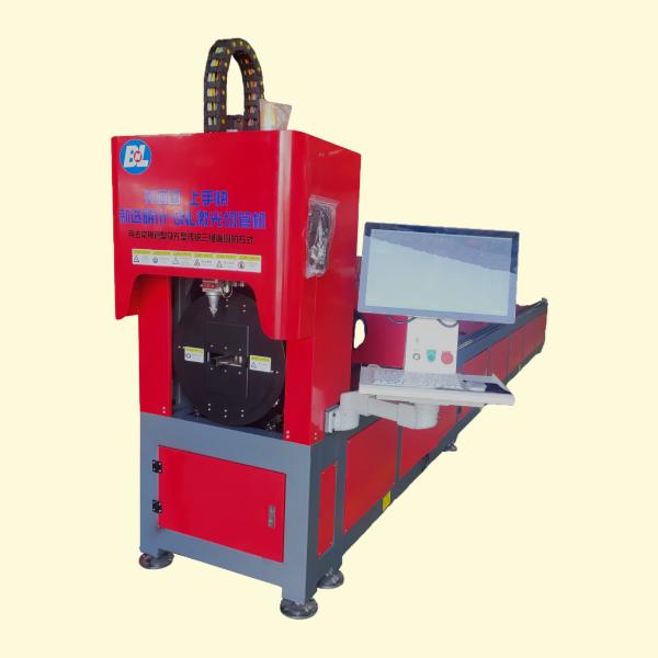 PLC Aluminum Tube Cutting Machine for φ8mm-φ120mm Pipes 3KW Power