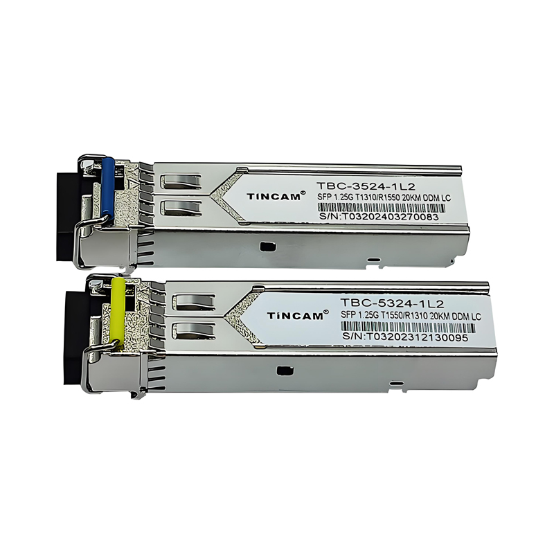 1.25G SFP Optical Transceiver Single-Mode Single-Fiber 20km 1310/1550nm Bi-Directional LC Interface DDM TBC-3524-1L2/TBC-5324-1L2