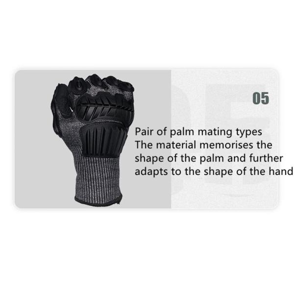 Cut Proof Waterproof Riding Gloves Abrasion Resistant Full Finger