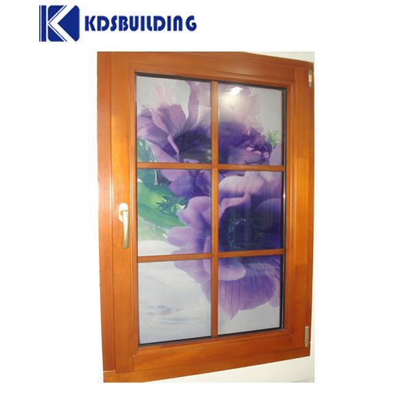 Aluminum Windows Alloy Crank Handle Double Trade Casement Window With Burglar Proof