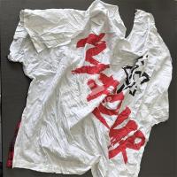 IMPA 232906 White T Shirt Rags Textile Waste Bales Cotton Cleaning Wiping Mechanic Industrial Wiping Cotton Rags
