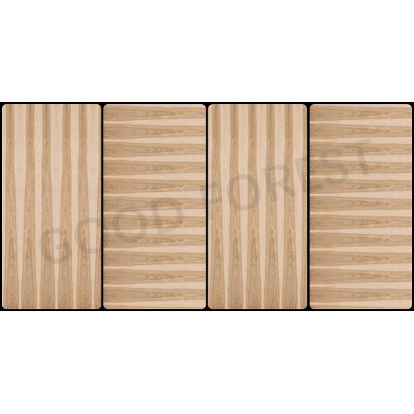 Естественная древесина Hickory лощит облицовку FSC древесины шкафа двойного цвета популярную