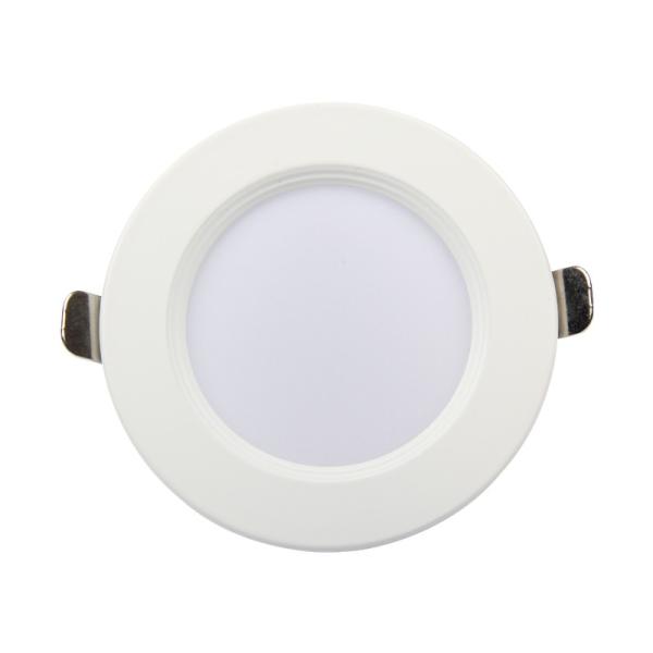 Round Aluminum Plastic Trimless Fire Rated Led Downlight OEM  4000K