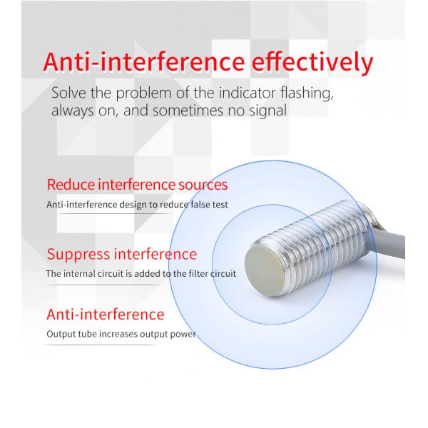 M8 Series Inductive Proximity Switch Sensor Waterproof Shockproof IP67