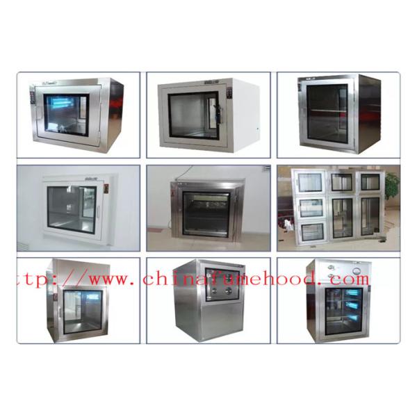 Cold Reolled Steel Cleanroom Cleaning Equipment Pass Through Box Automatic Control