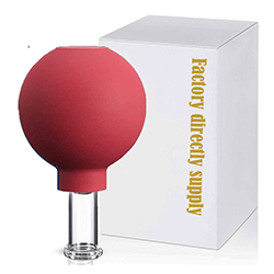 Effective Facial Rejuvenation with Silicone Glass Vacuum Suction Massage Cupping Cups
