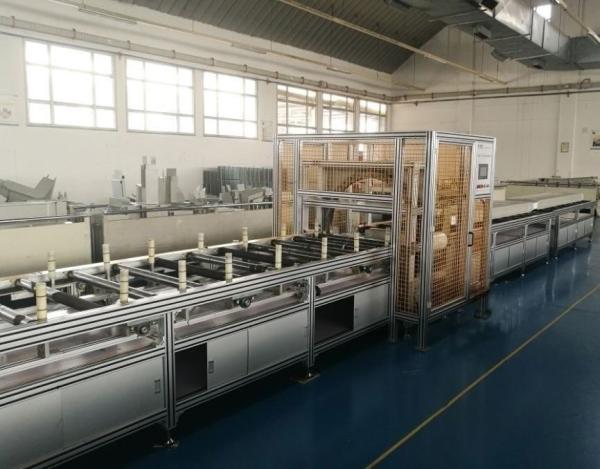 Automatic Busbar Packing Machine Sandwich Busway Wrapping Line 100mm 650mm