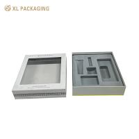XL Packaging Custom Printed Cosmetic Boxes Luxury Custom Gift Box Cosmetic Skin Care Packaging Cardboard Paper Boxes  Lid And Base Paper Box With Window