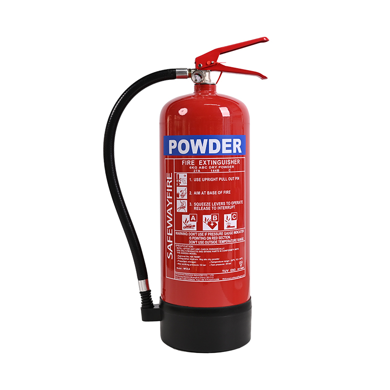 6KG ABC Dry Powder Fire Extinguisher, BSI Kitemark EN3 Certified Heavy‑Duty Commercial Fire Extinguishe for Warehouse Shop Industrial Premises