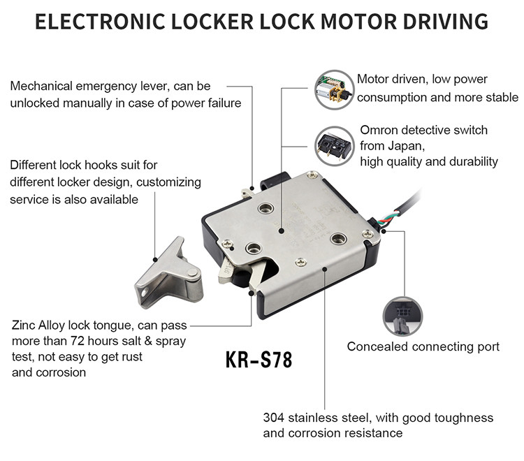 Замки ящика шкафа Keyless механического электрического замка сверхмощные умные скрытые