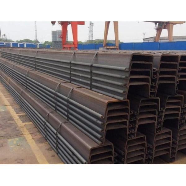 OEM U Steel Piling Retaining Wall Type 3 Type 2 Горячее прокат