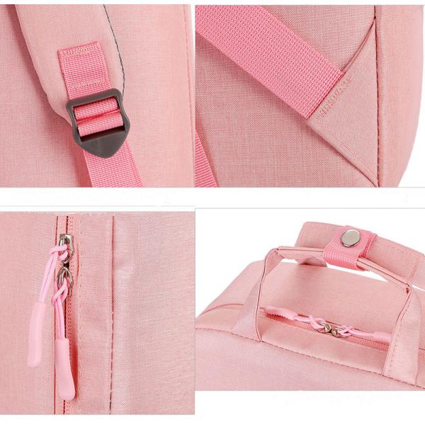 41cm Student Lap Top Ruck Sack Black Travel Backpack Rucksacks With USB Outdoor